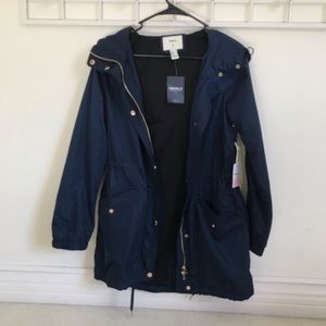 Windbreaker hooded parka